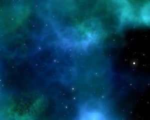 Star Green Media Background